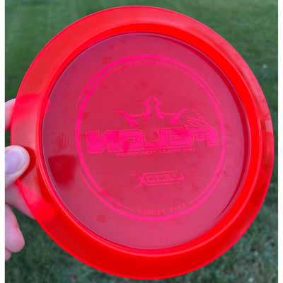 AUCTION - Dynamic Discs Lucid-X Felon with Eric Oakley 2019 Team Series Stamp - 173g - Translucent Red