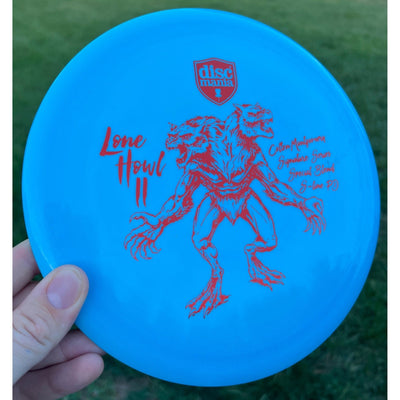 AUCTION - Discmania S-Line Special Blend PD with Lone Howl II Colten Montgomery Signature Series Stamp - 175g - Solid Blue