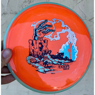 October Auction! - Axiom Neutron Hex with Special Edition Skulboy Stamp - 172g - Solid Orange