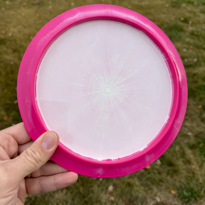 Dec '23 Auction - Dynamic Discs Supreme Sockibomb Felon with Prototype Stamp - 176g - Solid Pink