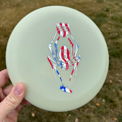 Dec '23 Auction - Discmania D-Line Glow P2 with Spider Stamp - 170g - Solid White