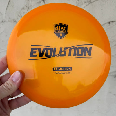 Auction! Jan '24 - Discmania Evolution NEO Essence with Primal Run Stamp - 174g - Translucent Orange