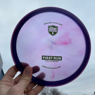 Auction! Jan '24 - Discmania C-Line MD4 with First Run Stamp - 180g - Translucent Purple