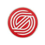 MVP Simon Line Icon Enamel Pin - Red / 1.25" Circle