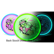 Axiom Soft Particle Proton Glow Hex Midrange with 2026 OTB Open Art by Damian White Stamp [Back Stock Inventory - Disc and Stamp Color WILL VARY] - 170g-175g / Hex / Varies