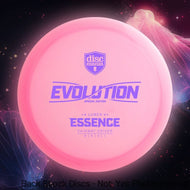 Discmania Evolution Color Lumen Glow Essence Fairway Driver with Special Edition Stamp [Back Stock Inventory - Disc and Stamp Color WILL VARY] - 165g-169g / Essence / Varies