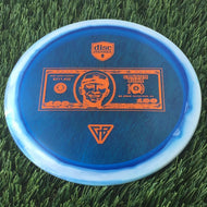 Discmania Horizon C-Line Metal Flake FD3 with Gannon Buhr - Most Money Earned in a Season $211,432 - Dollar Bill - GB Stamp - 174.0g - Translucent Blue - Translucent Blue / 174g