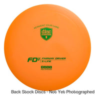 Discmania S-Line Reinvented FD3 Fairway Driver (Tampon de stock) [Inventaire de stock arrière – La couleur du disque et du tampon VARIERA] - 173g-176g / FD3 / Varie