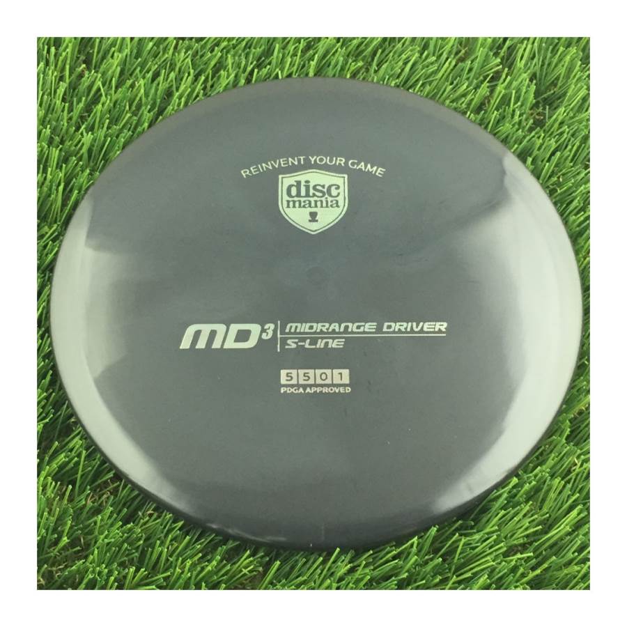 Discmania S-Line Reinvented MD3 Reinvented - 177.0g - Solid Dark Grey ...