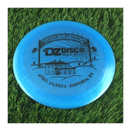 Discraft Elite Z Force with Clover Cliff Ranch DZDiscO Emporia, KS Stamp - 174.0g - Translucent Blue - Translucent Blue / 174g