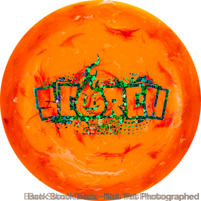 Orange Discraft Jawbreaker Light Scorch disc golf disc with a vibrant green, blue, and black "Scorch" stamp.