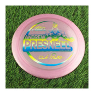 Discraft Metallic Z Force avec timbre Andrew Presnell Tour Series 2021 – 174 g – Rose translucide sourd - Rose sourd translucide / 174g / Forcer