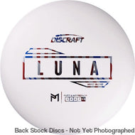 Discraft Putter Line Hard Luna Putter with PM Logo Stock Stamp [Back Stock Inventory - Disc and Stamp Color WILL VARY] - 175g-176g / Luna / Varies