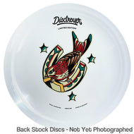 Disctroyer A-Medium Nightjar DD-10 Distance Driver with Colored Tattoo - Limited Edition Stamp [Back Stock Inventory - Disc and Stamp Color WILL VARY] - 168g-169g / Nightjar DD-10 / Varies