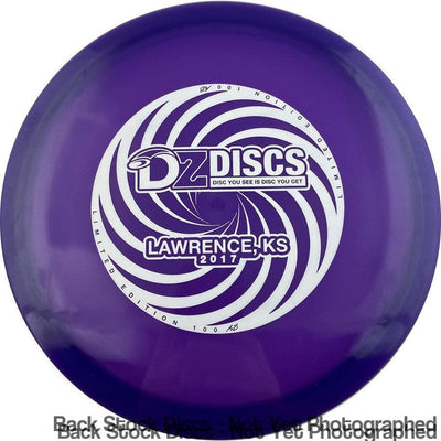 Deep purple Dynamic Discs Lucid EMAC Truth disc with a white DZ Discs spiral stamp and 2017 Limited Edition text.
