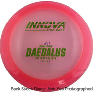 Innova Champion Daedalus Distance Driver with Burst Logo Stock Stamp [Back Stock Inventory - Disc and Stamp Color WILL VARY] - 170g-172g / Daedalus / Varies