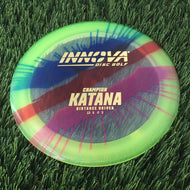 Innova Champion I-Dye Katana with Burst Logo Stock Stamp - 167.0g - Translucent Dyed - Translucent Dyed / 167g