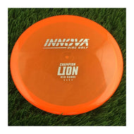 Tampon Innova Champion Lion avec logo éclaté - 172 g - Orange translucide - Orange translucide / 172g / Lion