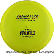 Innova Champion Mako3 Midrange with Burst Logo Stock Stamp [Back Stock Inventory - Disc and Stamp Color WILL VARY] - 175g-177g / Mako3 / Varies