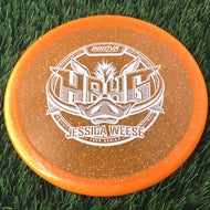 Innova Champion Metal Flake Hawg with Jessica Weese 2024 Tour Series Stamp - 175.0g - Translucent Orange - Translucent Orange / 175g