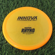 Innova Champion Rhyno with Burst Logo Stock Stamp - 156.0g - Translucent Orange - Translucent Orange / 156g