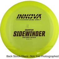 Innova Champion Sidewinder Distance Driver with Burst Logo Stock Stamp [Back Stock Inventory - Disc and Stamp Color WILL VARY] - 165g-169g / Sidewinder / Varies