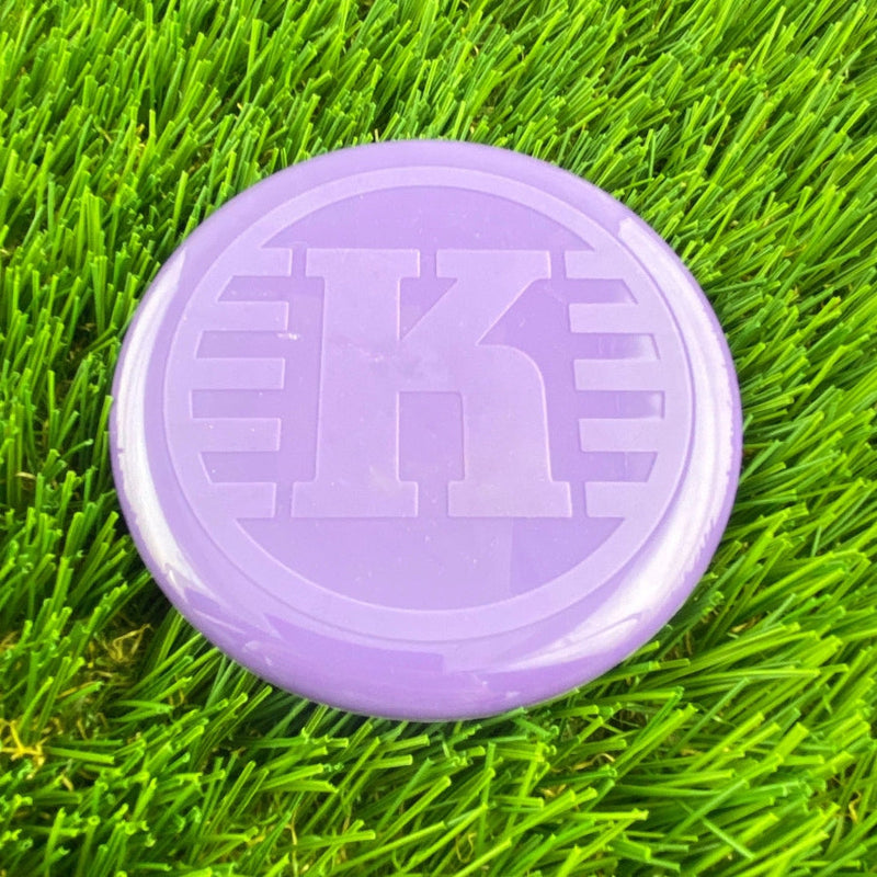 Purple Kastaplast K Mini Marker disc with a large embossed "K" logo at its center.