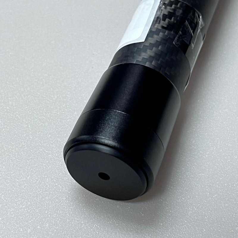 Max Disctance Max Stick Carbon Fiber XF16 ball retriever shows a black carbon fiber shaft with a black plastic end cap.