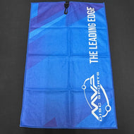 MVP Full Color Sublimated Waffle Weave Towel | Durable Grip And Clean Discs Every Throw - Blue / 24" x 15"