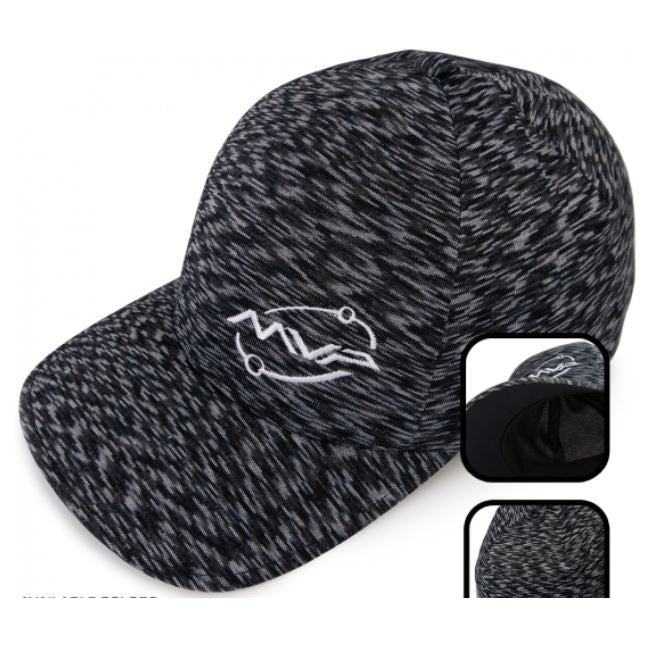 Gray and black MVP Flexfit Delta Orbit logo baseball cap with a white embroidered Orbit logo on the front.