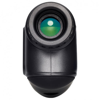 Dark gray MVP Parsec laser range finder with a visible green lens and black textured trim.