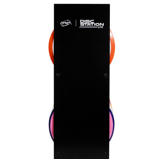 Black MVP Station Lite product with orange, pink, and purple items visible on the sides.