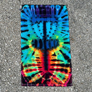 Twisted Amanita Tie-Dye Towel - Basket - Exact Colors and Designs Will Vary - Dyed - Various / 12" x 18" / 100% Ringspun Cotton