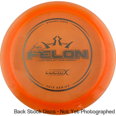 Dynamic Discs Lucid-X Felon with Eric Oakley 2019 Team Series Stamp