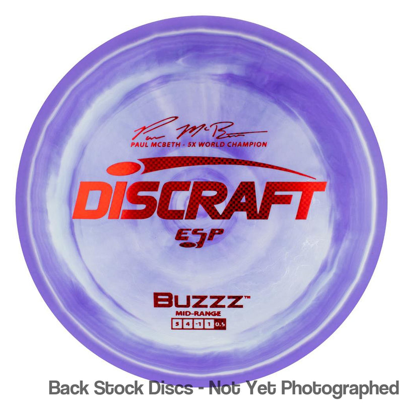 Discraft ESP Buzzz with Paul McBeth - 5x World Champion Signature Stamp