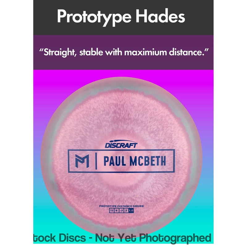 Discraft ESP Hades with Paul McBeth Prototype Stamp