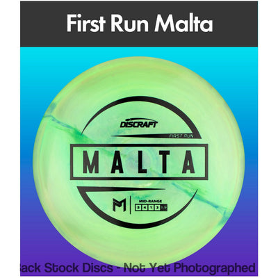 Discraft ESP Malta with First Run with PM Logo Stamp