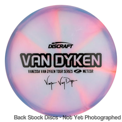 Discraft Elite Z Swirl Meteor with Vanessa Van Dyken Tour Series 2020 Stamp