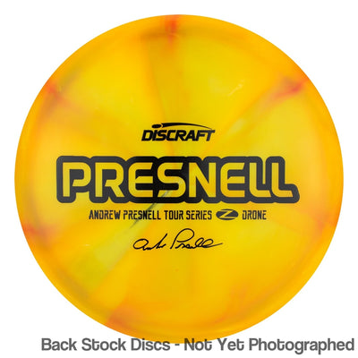 Discraft Elite Z Swirl Drone with Andrew Presnell Tour Series 2020 Stamp