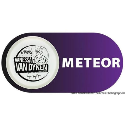 Discraft Metallic Z Meteor with Vanessa Van Dyken Tour Series 2021 Stamp