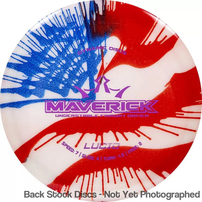 Dynamic Discs Lucid MyDye Maverick with Flag Stamp