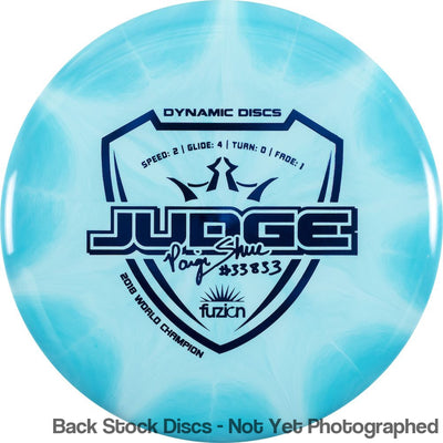 Dynamic Discs Fuzion Burst Judge with Paige Shue #33833 2018 World Champion Stamp