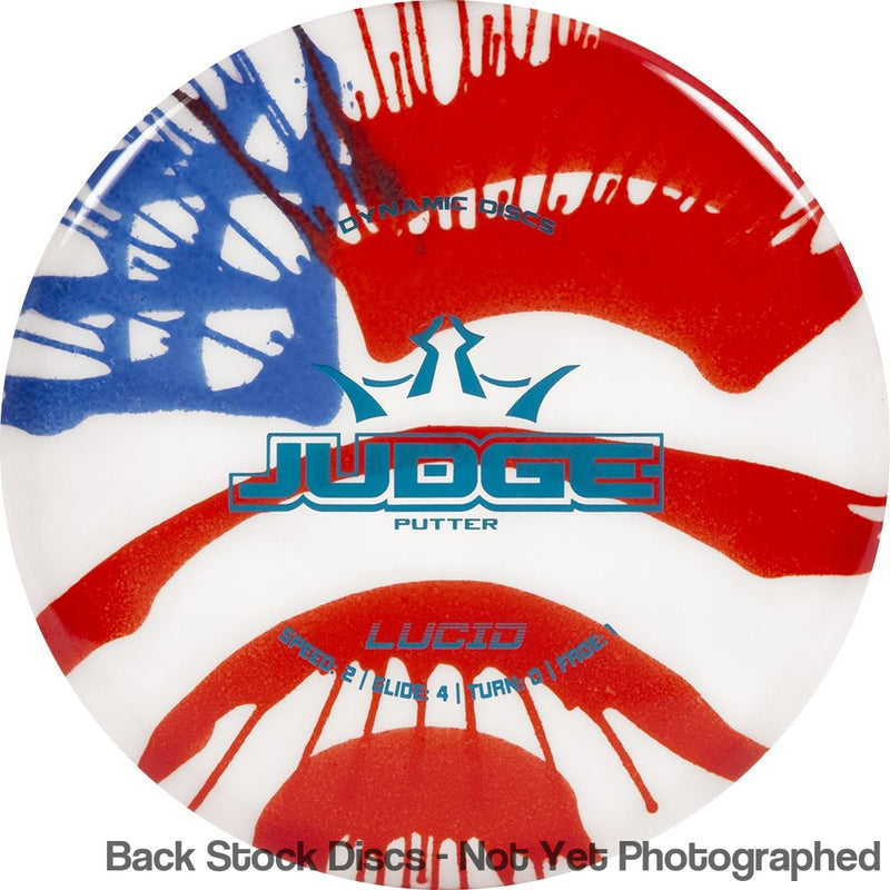 Dynamic Discs Lucid MyDye Judge with Flag Stamp