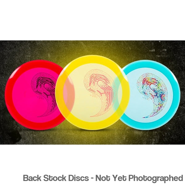 Dynamic Discs Lucid Ice Sheriff with Raven Klein Yin and Yang Stamp