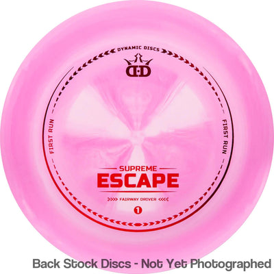 Dynamic Discs Supreme Escape with First Run Stamp