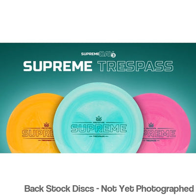 Dynamic Discs Supreme Trespass with Prototype Stamp