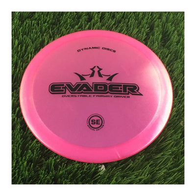 Dynamic Discs Lucid Glimmer Evader with Special Edition Stamp - 168g - Translucent Pink