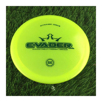 Dynamic Discs Lucid Glimmer Evader with Special Edition Stamp - 173g - Translucent Yellow