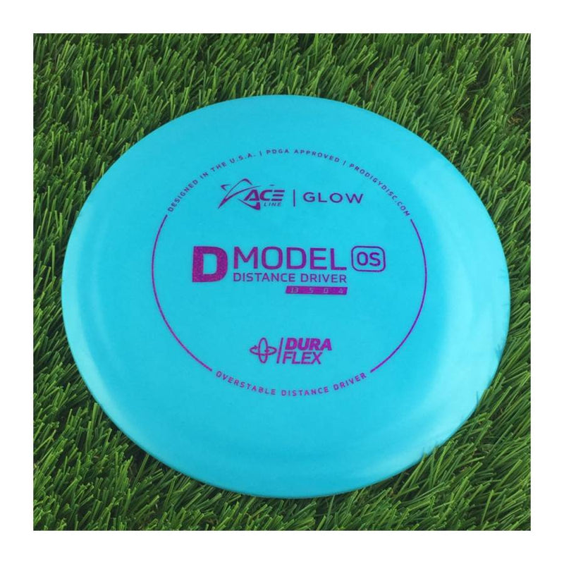Prodigy Ace Line DuraFlex Color Glow D Model OS - 174g - Solid Aqua Blue