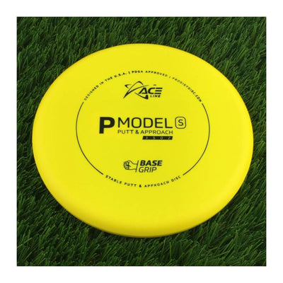 Prodigy Ace Line Basegrip P Model S with Cale Leiviska 2021 Bottom Stamp Stamp - 145g - Solid Yellow